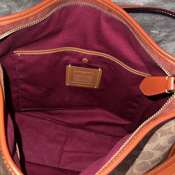 Coach Leather Vintage Leather Purse gold brown - Picture 13 of 16